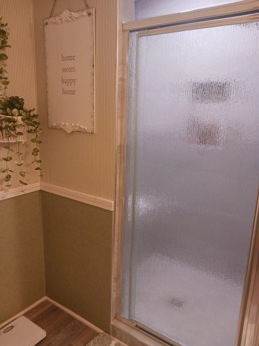 Another view of Debra's restored bathroom