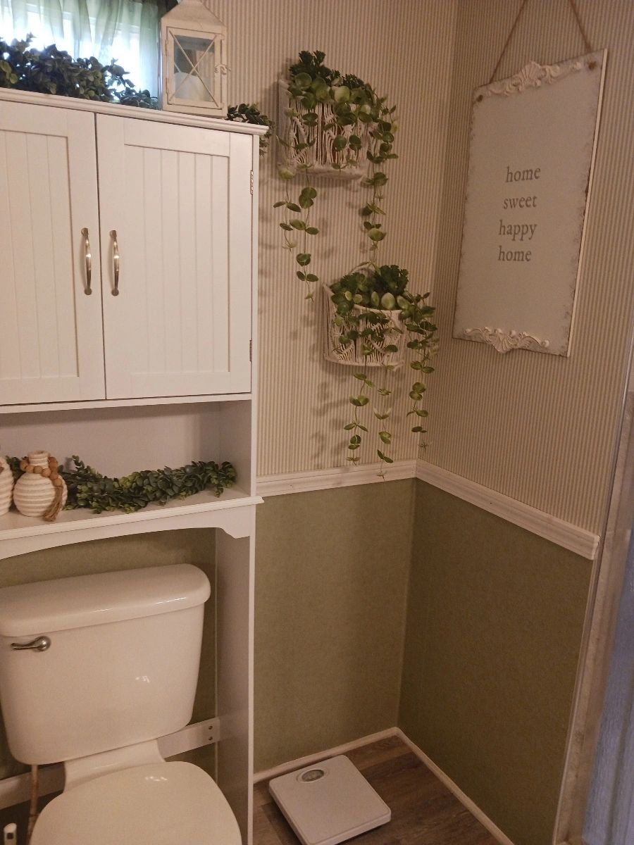 A restored bathroom completed for a family in need
