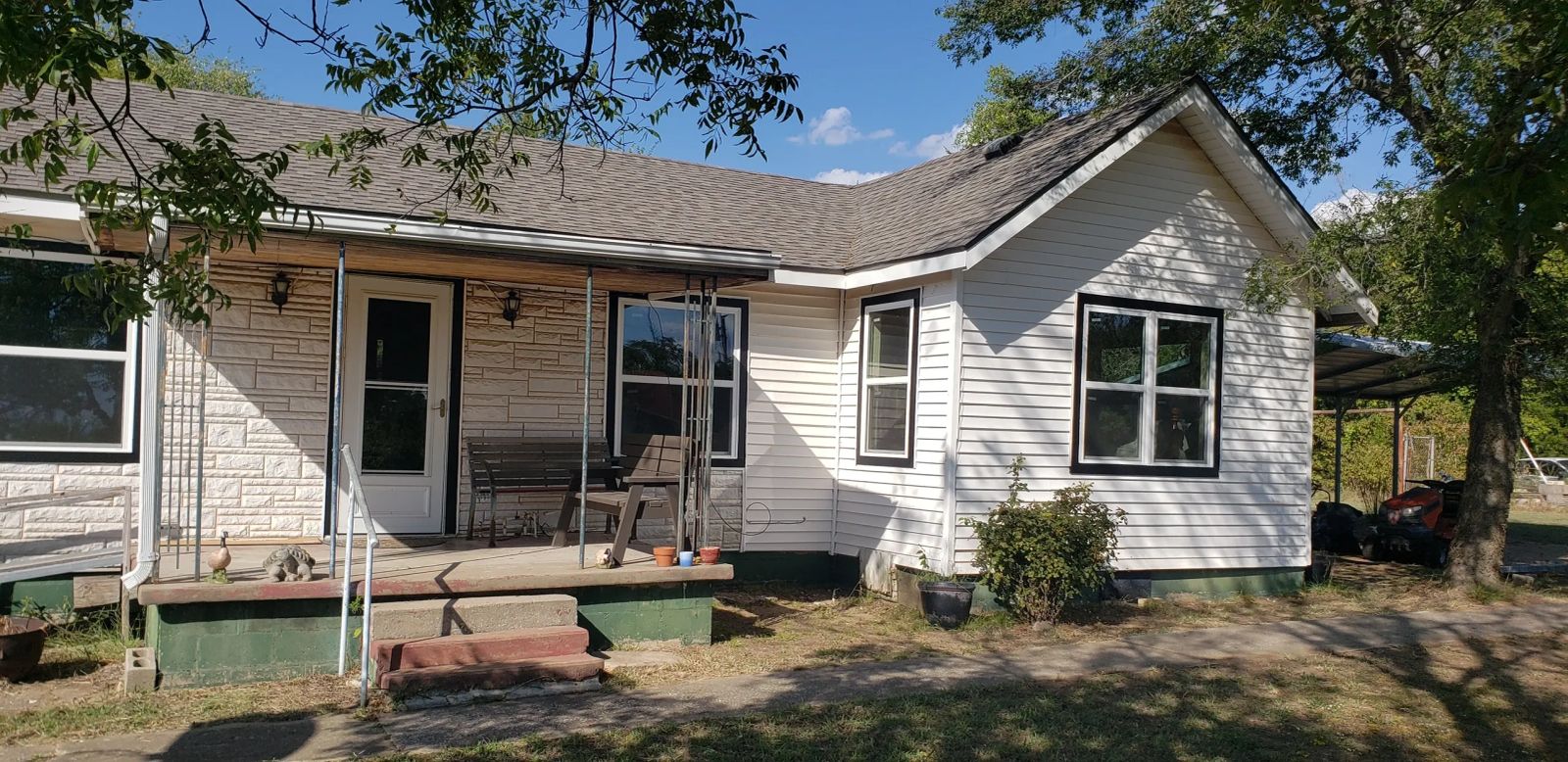 A home restored by our volunteers